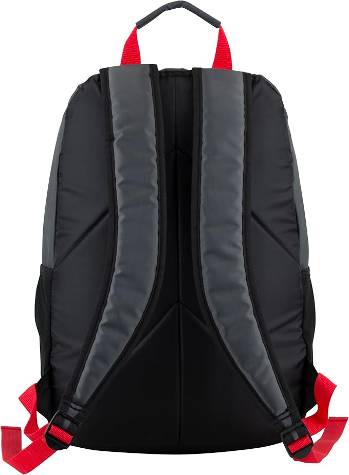 FUEL Hiking Backpack for Women Men Terra Sport, Travel, College, Gym, Work with Laptop Sleeve, Bungee, 18 Inches, Charcoal