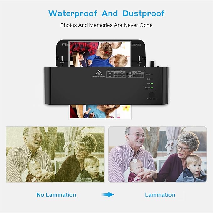 RyhamPaper Thermal Laminating Pouches, Laminating Sheets 9 x 11.5 Inches Letter Size 3 mil, 200 Pack Laminator Sheets for Sealed Document, Cards, Clear Laminated Finish, Round Corner, Waterproof