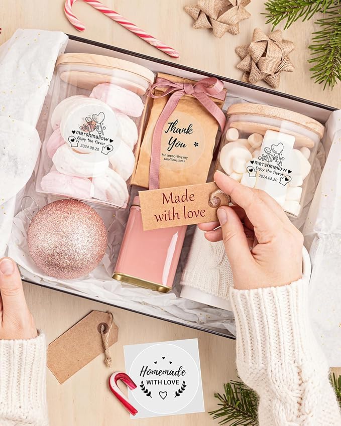 Phomemo 2” Circle Thermal Label, Self-Adhesive Round Sticker Labels, Circular Direct Thermal Printer Labels for Phomemo 241bt, D520BT, 344WF Label Printer, 500 Labels/Roll, Transparent