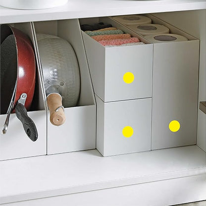 PARLAIM 0.75" Round Color Coding Circle Dot Stickers in Roll, 1000 Labels, 3/4 inch for Yard Sale, Yellow