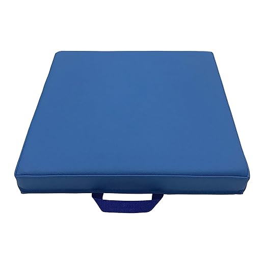 Factory Direct Partners SoftScape 15 inch Square Classroom Floor Cushions with Handles; Flexible Seating for Daycare, Preschool, Playroom; 2 inch Thick Deluxe Foam (6-Piece) - Contemporary, 12228-CT