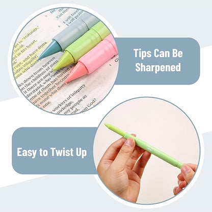 Mr. Pen- Gel Highlighters, 8 Pack Assorted Colors, No Bleed, Bible Markers