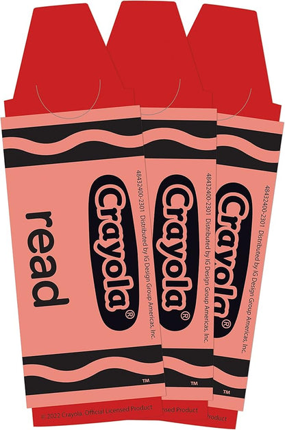 Eureka Crayola Colorful and Motivational Bookmarks for Students and Teachers, 2" x 6", 36 Pieces