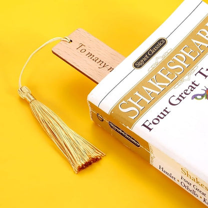 Wedding Wooden Bookmark Gifts for Women Men 5th Anniversary Valentines Day Bookmark Gifts for Him Her Wife Husband Birthday Gifts for Best Friend Bride Groom Women Book Marks for Booklover