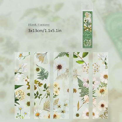 4 Pack 20 Sheets Flower Bookmark, Very Suitable for Women Bookmarks, Bookmarks Gifts