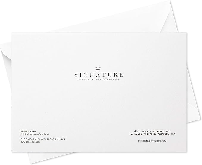 Hallmark Signature Sympathy Card (Many Thoughts and Prayers)