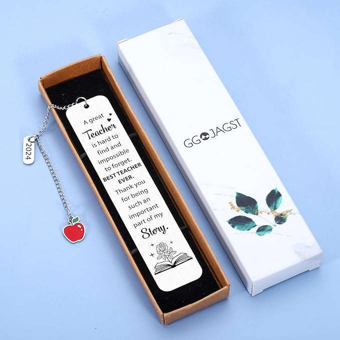 Teacher End of The Year Gifts for Women Christmas Gifts for Teacher Appreciation Gifts in Bulk Teacher Must Haves Thank You Bookmark Birthday Christmas Valentines Day Gifts