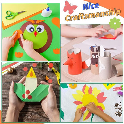 Colored Cardstock Bulk 300 sheets, 8.5” x 11” Cardstock Paper 30 Assorted Colors Construction Paper,180 GSM Card Stock Scrapbooking Supplies for Diy Crafts Cricut Card Making