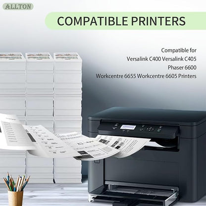 108R01121 Imaging Unit C400 C405 Black Drum Unit Replacement for Xerox Versalink C400 C405 Phaser 6600 6655 WorkCentre 6655 6605 Printers(1-Pack)