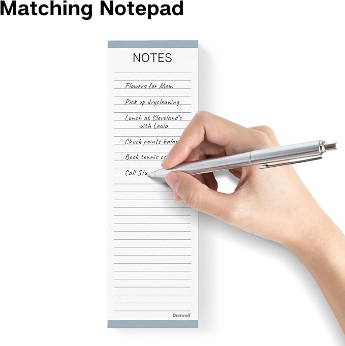 Dunwell Activity Log Notepad (8.5x11"), 54 Sheets, Time Sheet Log Book Note Pad, Undated Desktop Planner Pad for Daily Tasks, Desk Planner Task Log for Home or Office