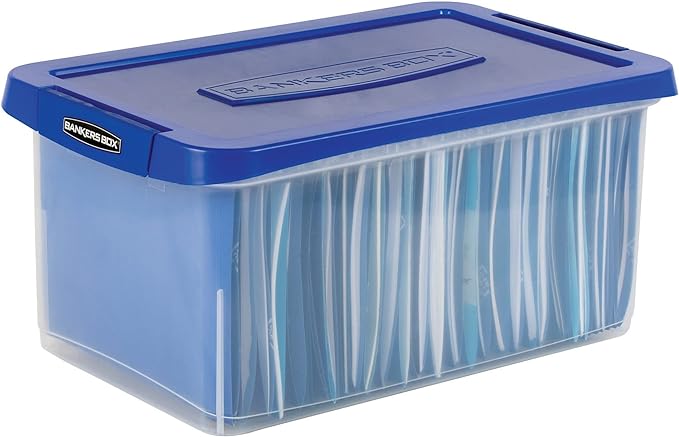 Bankers Box Heavy Duty 20" Plastic Letter File Box