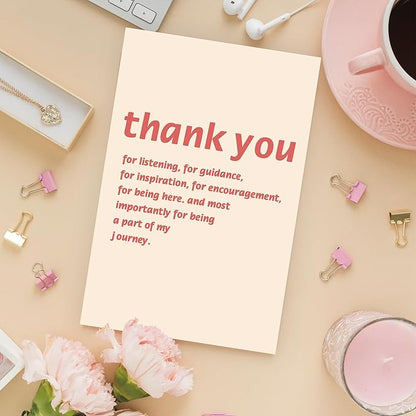 Funny Thank You Card for Friends Family, Boss’s Day Cards for Boss Manager, Lovely Appreciation Card Gift for Teacher Mentor