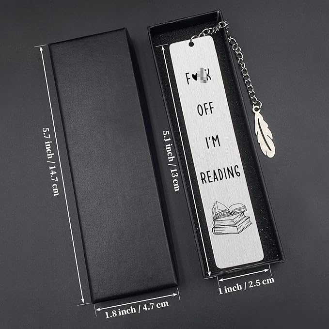 Funny Bookmarks for Book Lovers,Reading Gifts for Book Lovers Women Men Writers Reader Friends Christmas Gifts,Stocking Stuffers for Librarian Student Coworker Teens Girl Boy Graduation Gifts