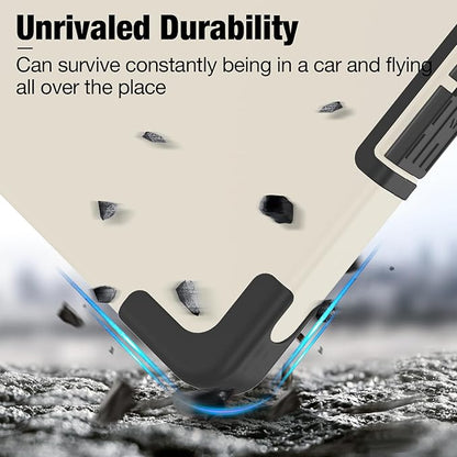 Sooez Toughest Clipboard with Storage, Internal Pen Pouch Included, Letter/ A4 Size, Shockproof Heavy Duty Plastic Clip Boards 8.5x11”, High Capacity Clipboards Box Case for Contractor Trucker Driver