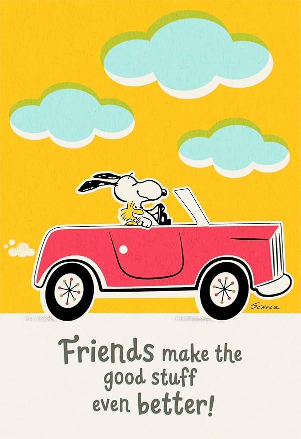 DaySpring - Peanuts - Thinking of You - 4 Design Assortment With Scripture - 12 Boxed Cards & Envelopes