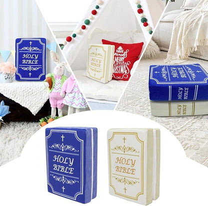 Bible Pillow Book Plush That Opens Christian Holy Bible Stuff Religious Party Favors Gifts for Kids for Christening Easter