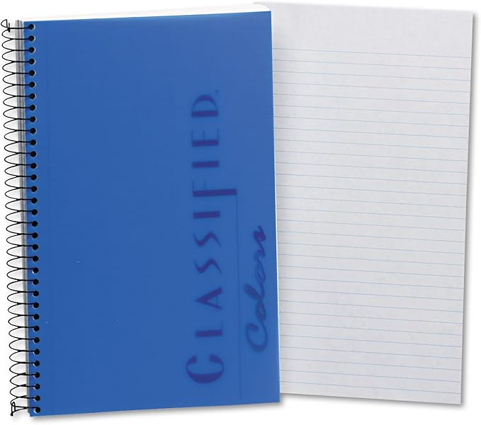 TOPS Memo/Subject Notebooks (73506), Indigo,Blue,8 1/2" x 5 1/2"