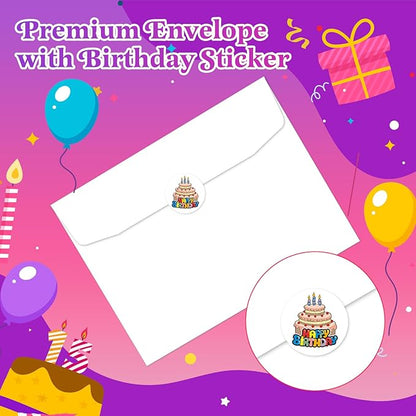 3D Pop-Up Firework Birthday Card with Lights & Music – Greeting Card for Women, Men, Kids Pink