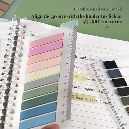 Golcellia Sticky Tabs,Sticky Note Tabs,Book Tabs,Index Tabs, Page Tabs, Page Markers,60 Colors, 7 Designs,Annotation Tabs,Book Annotation Supplies
