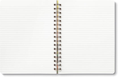 Compendium Spiral Notebook - There is a voice that doesn't use words. Listen. — A Designer Spiral Notebook with 192 Lined Pages, College Ruled, 7.5”W x 9.25”H