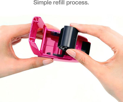 Plus Guard Your ID Roller Stamp, Pink