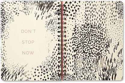 Compendium Spiral Notebook - Good Things Start Here — A Designer Spiral Notebook with 192 Lined Pages, College Ruled, 7.25”W x 9.25”H