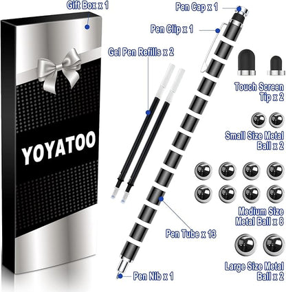 Funny Fidget Gel Pens - Unique Birthday & Father's Day Gifts for Men, Cool Stocking Stuffers for Teen Boys, Easter & Valentine's Day Gifts