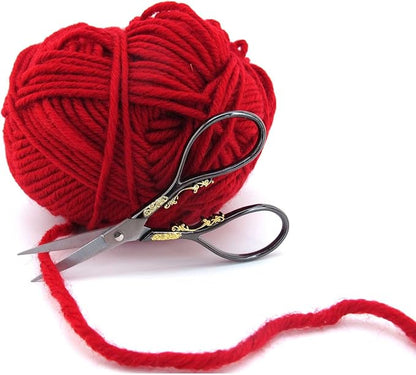 JubileeYarn Scrollwork Embroidery Craft Scissors - Black - 1 Scissor