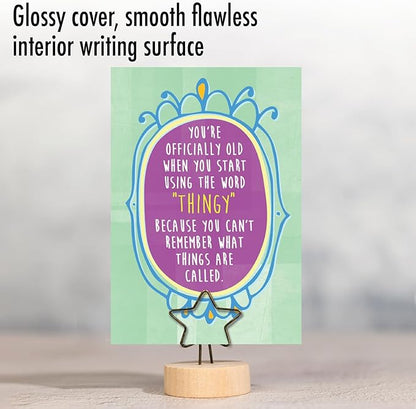 NobleWorks Funny Birthday Greeting Card with 5 x 7 Inch Envelope (1 Card) Bday Thingy C8641BDG