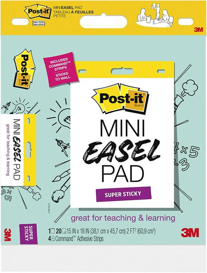 Post-it® Post it Super Sticky Mini Easel Pad