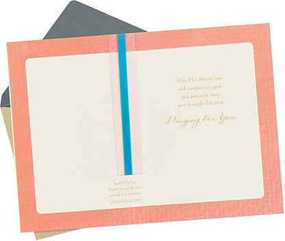 Hallmark DaySpring Religious Sympathy Card for Loss of Mom (God is Near)