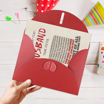 Birthday Card Gift for Husband - Romantic Husbands Birthday Card from Wife,Best Birthday Gifts for Husband,Happy Birthday To My Husbands