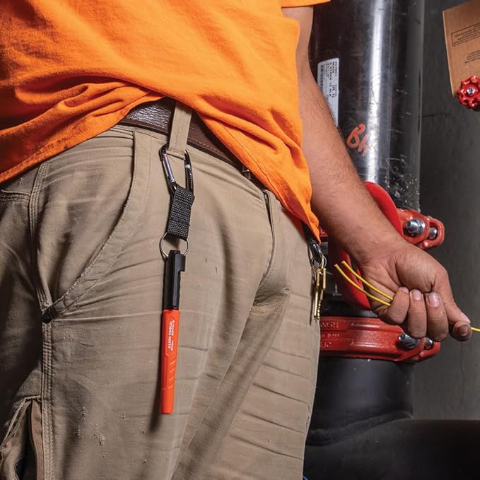 Klein Tools 8610112 Skribes Fine Tip Permanent Markers, Professional-Grade Ink, Multi-Surface Jobsite Marker for Wet, Dry and Oily Surfaces, Black, 12-Pack