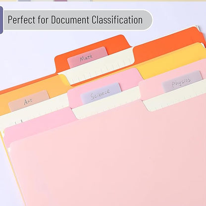 Mr. Pen- Sticky Index Tabs, 500 Pcs, 21 Sets, Colorful Sticky Tabs for Notebooks, Page Markers, Page Tabs for Binders, Page Tabs Sticky Tabs for Books, Notebook Tabs, Book Sticky Tabs for Notebooks