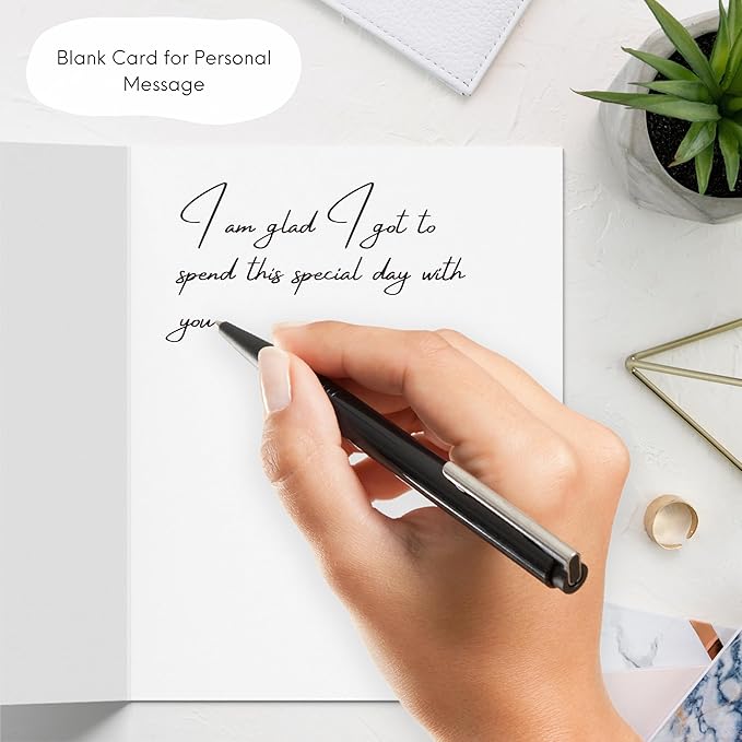 ALY LOU Dog Anniversary Card for Her Him/Husband Boyfriend/Girlfriend Wife/Sarcastic Birthday Greeting Card (The Dog Is My Favorite ...)