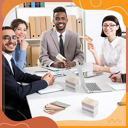 Yeaqee 240 Pcs Employee Appreciation Kudos Cards Funny Blank Back Motivational Card Encouragement Thank You Note Recognition Card for Teacher College Affirmation Gift(Bohemia)