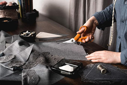 Fiskars 1005130 Tijeras Dentadas Classic 23, 8.8 x 23.1 x 1.9 cm, Standard