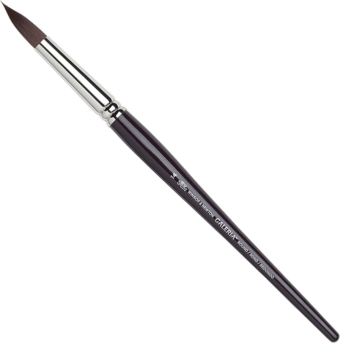 Winsor & Newton Galeria Round Short Handle Brush, Size 14