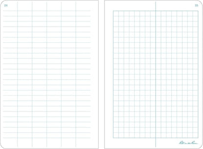 Rite in the Rain Weatherproof Stapled Notebook, 4.625" x 7", Yellow Cover, Field Pattern, 3 Pack (No. 351FX)
