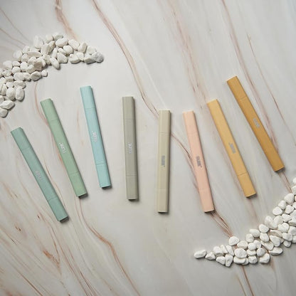 BLIEVE- Aesthetic Bible Highlighters No Bleed Through Assorted Colors, Cute Highlighter Dual Tip For Journaling Supplies And School Accessories, Bible Highlighters And Pens No Bleed (BOHO EARTH)