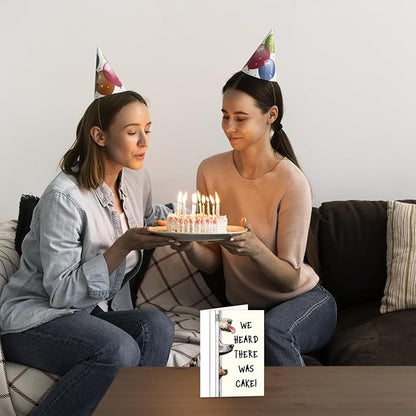 Funny Dog Birthday Cake Card for Him Her, Happy Birthday Card from Dog, Cute Birthday Cards for Dog Lovers, Dog Bady Card for Dog Mom Dog Dad Dog Friend, Birthday Card for Dog Owner