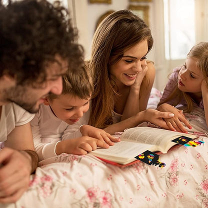 100Pcs Scratch Art Bookmarks Making Kit for Kids, Scratch Paper DIY Animal Bookmarks Bulk with 100 Pcs Ribbons and 100 Pcs Wood Stylus for Classroom Activities Craft Supplies Party Favors