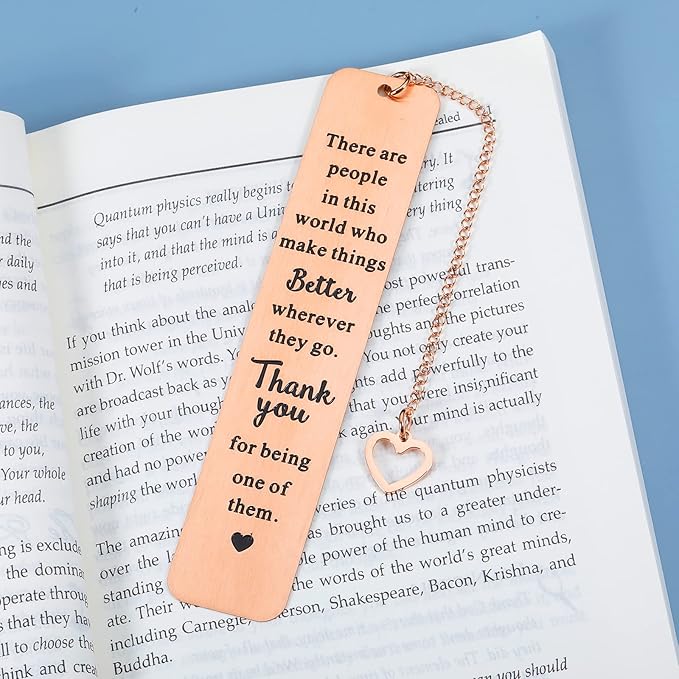 Thank You Gifts for Women Inspirational Employee Appreciation Gifts Bookmark Bulk Gifts for Coworkers Christmas Gifts Leader Boss Lady Birthday Valentines Boss Gifts Farewell Retirement Teacher Nurse