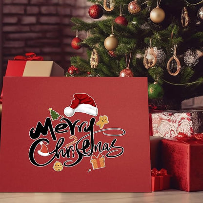 30 sheets Cardstock Paper 8 1/2 x 11 Inches for Crafts and Invitations (Christmas Green Red)