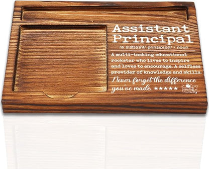Assistant Principal Gifts, Thank You Appreciation Gifts for Assistant Principal, Retirement Gift for Assistant Principal, Best Assistant Principal Gifts Self-Stick Note Pad Holders-DW56