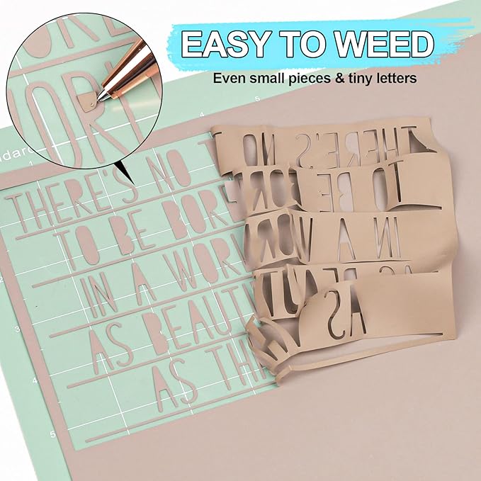 VINYL FROG Heat Transfer Vinyl Roll - 12" x12ft Tan HTV Iron on Vinyl for T-Shirts, Heat Press Vinyl for DIY Craft Designs (Camel)