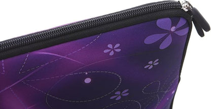 13.3-Inch to 14-Inch Laptop Sleeve Case Neoprene Carrying Bag with Hidden Handles for MacBook/Notebook/Chromebooks (Classic Purple)