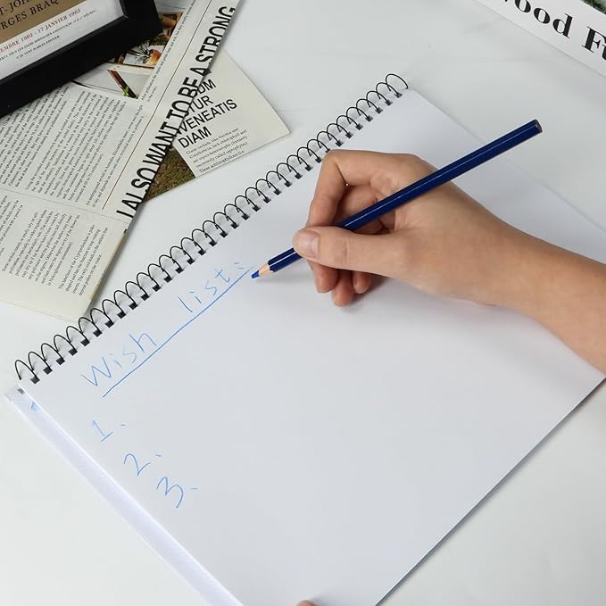 Rayson 14.3mm Spiral Wire Coil for Binding, 4:1 Pitch, 48-Loops, 9/16" Metal Coil Comb Binding 115 Sheets Capacity, Black Color & Pack of 100