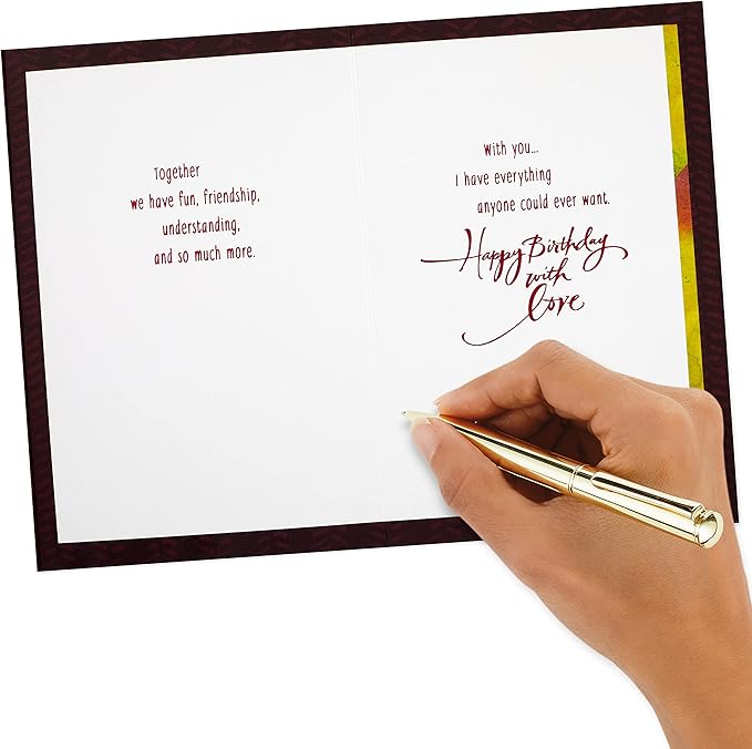 Hallmark Birthday Card for Husband or Boyfriend (Man I Love)