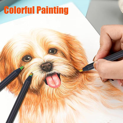 Easter Basket Stuffers for Teens, Easter Basket Essentials 12 Colors Rainbow Pencils, Adults Birthday Party Art Supplies, Christmas Gifts for Boys Girls, Stocking Stuffers for Kids,Pre-sharpened